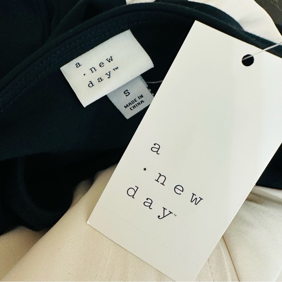 A New Day Off The Shoulder Colorblock Bubbleskirt Midi Dress Size Small - Picture 15 of 16